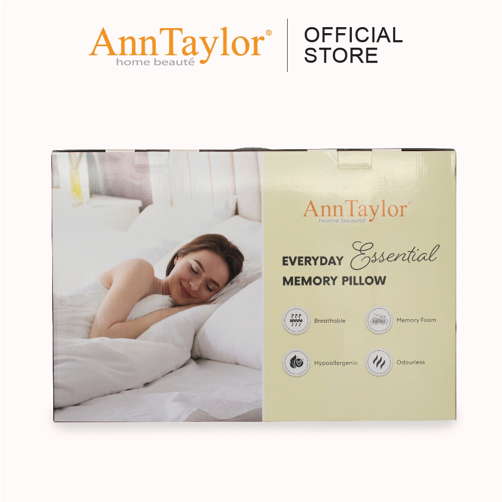 Ann Taylor Everyday Essential Memory Pillow Shopee Malaysia