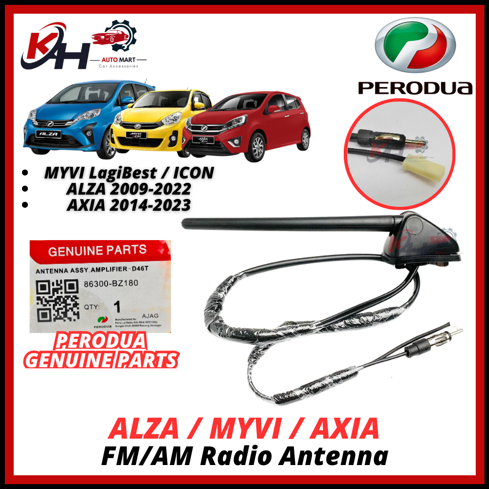 Original FULL SET Base Aerial Antenna PERODUA MYVI Lagi Bast ICON ALZA