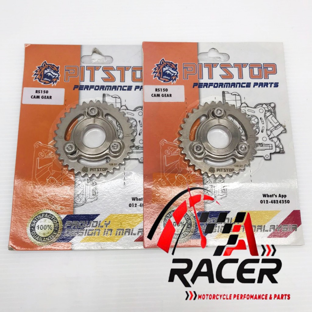CLEAR STOCK!! PITSTOP Racing Cam Gear Adjustable 3 Point Design RS150 ...