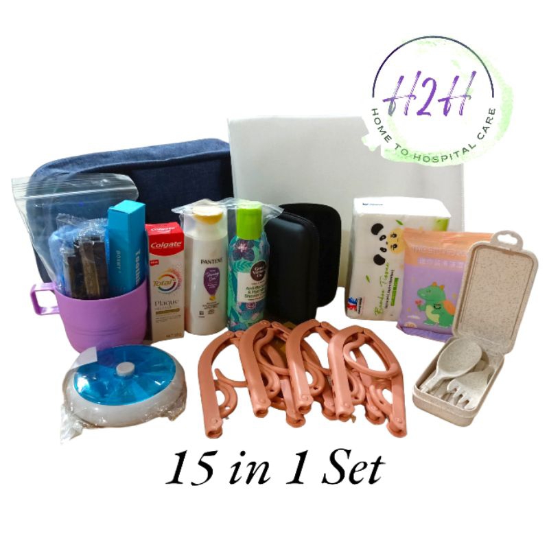 Toiletries Set from Home to Hospital Travel set Portable hygiene pack ...