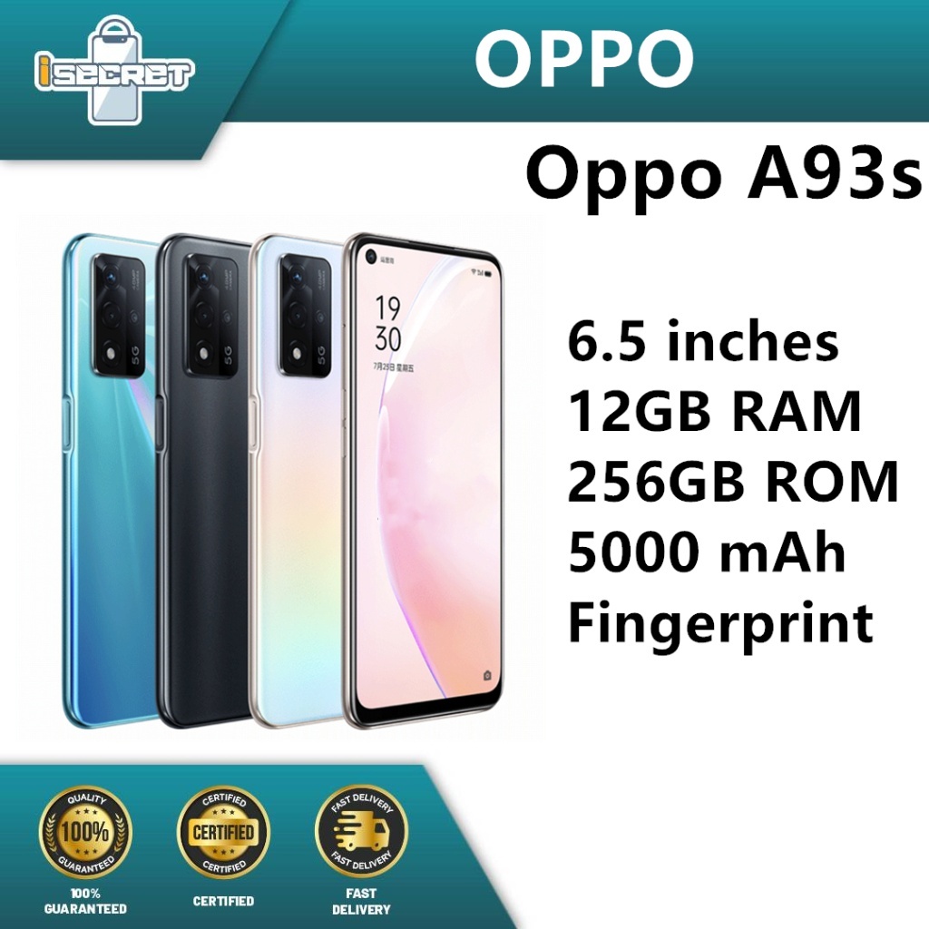 Oppo A93s - (12GB RAM + 256GB ROM) 6.5 Inch 48MP LTE Original ...