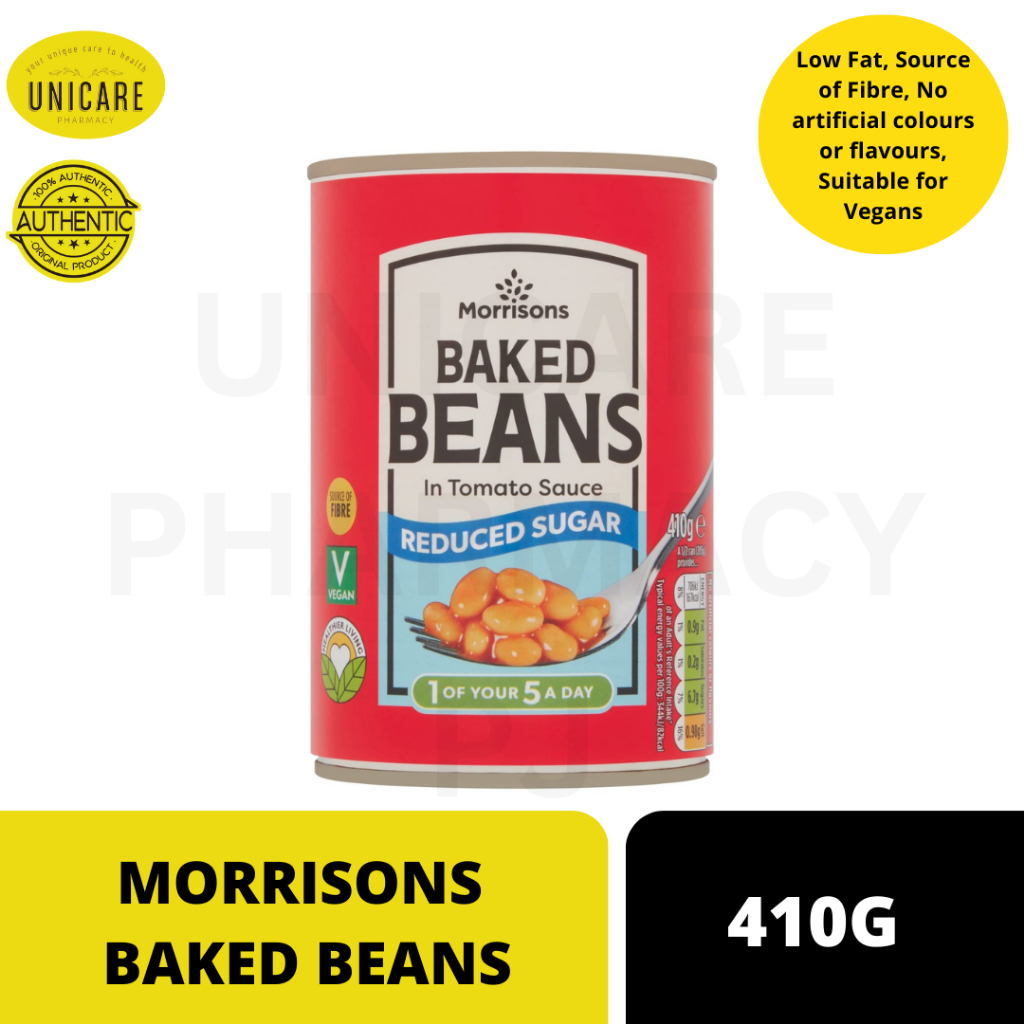 MORRISONS BAKED BEANS 410G (REDUCED SUGAR) Shopee Malaysia