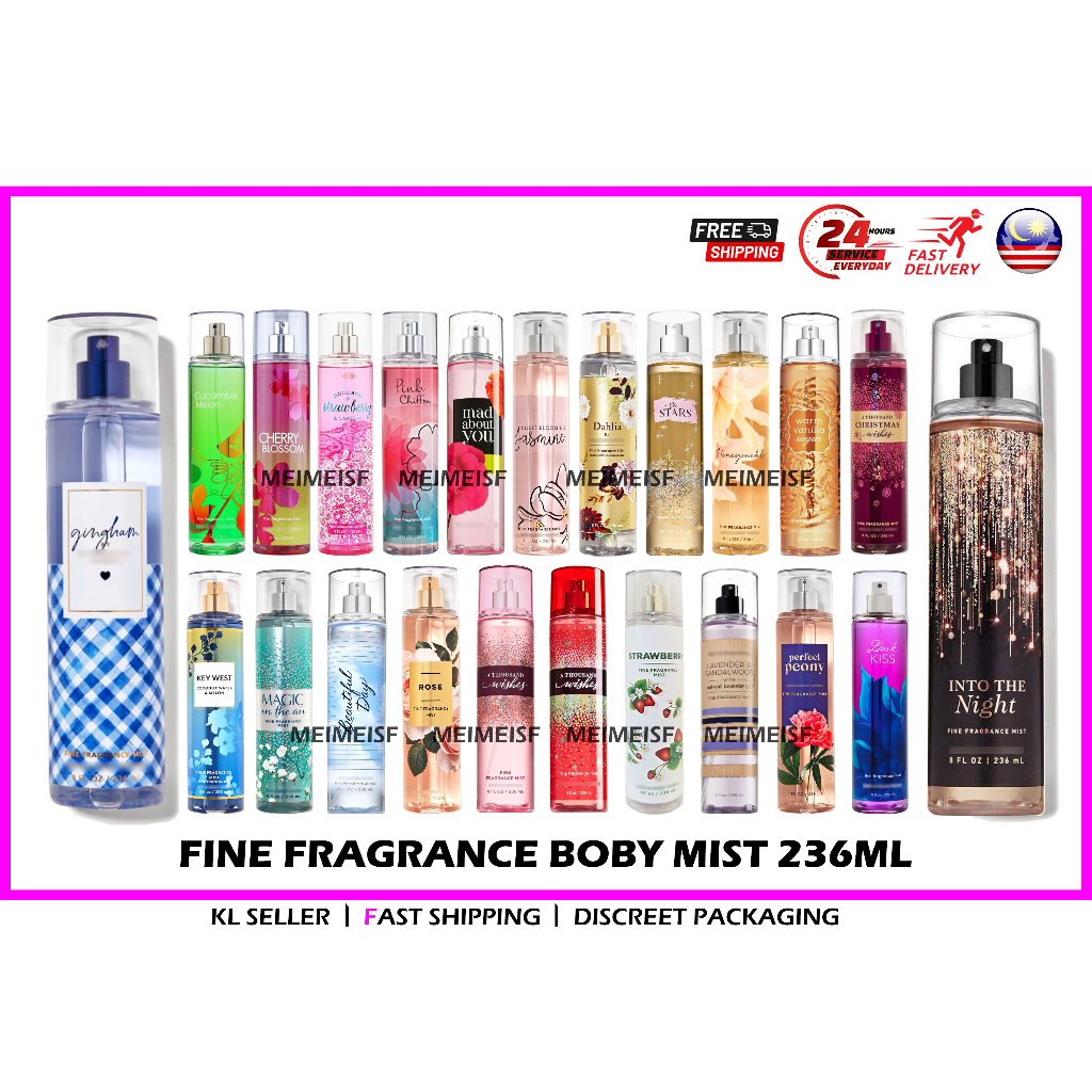 Perfume Fine Fragrance Mist 236ml Minyak Wangi Perempuan / Lelaki Gift ...