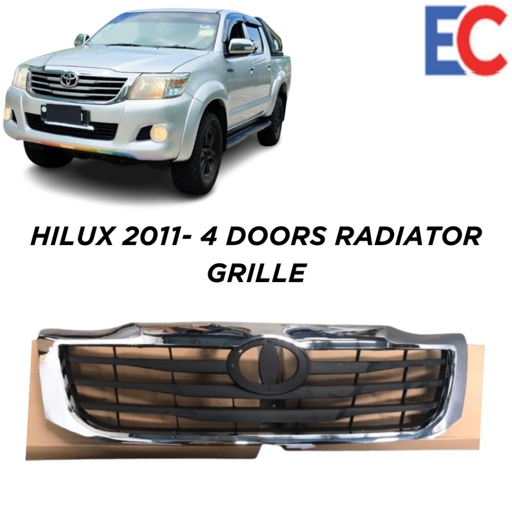 TOYOTA HILUX KUN25 2011 YEAR / FRONT RADIATOR GRILLE / CHROME TYPE ...