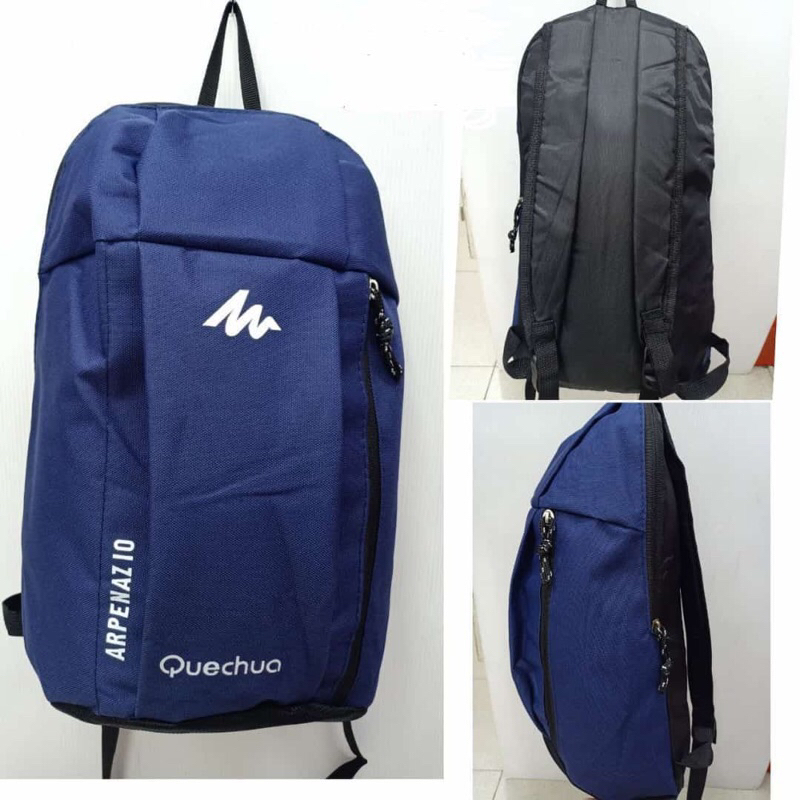 Ready Stock Backpack sport Bag futsal Work And Hiking Bag quechua Men S Women s Sports Bag 10liter. Black Freesize PGMall