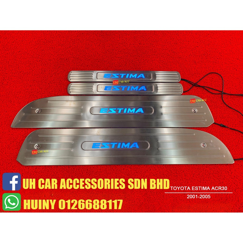 Toyota Estima ACR30 2001-2005 Side Sill Plate LED Door Step (READY ...