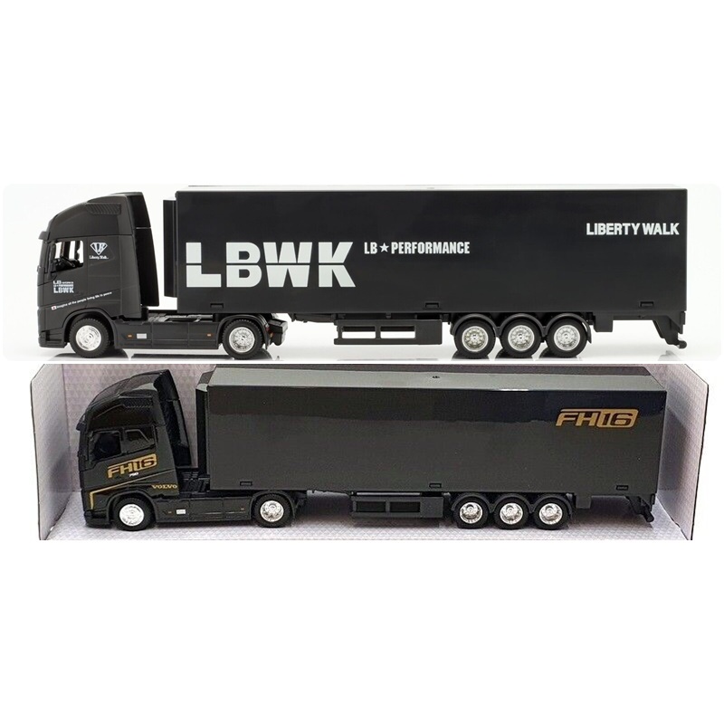 Bburago 1/43 Diecast Car Volvo FH16 Globetrotter 750 XXL Container