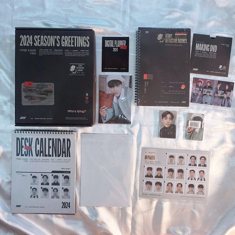 (LOOSE) ATEEZ 2024 SEASON'S GREETINGS (READY STOCK) Shopee Malaysia