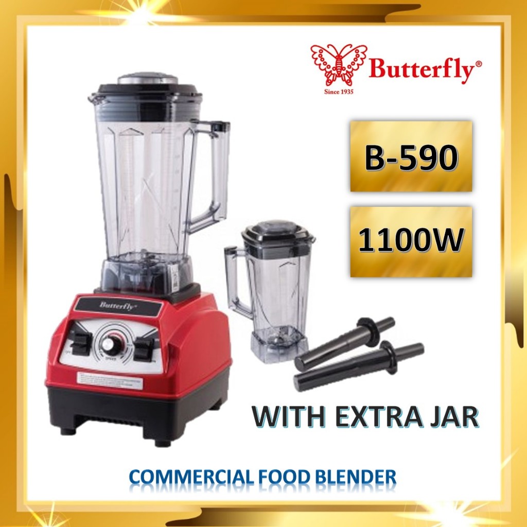 Butterfly High Performance Commercial Blender Heavy Duty B590 B591 B592