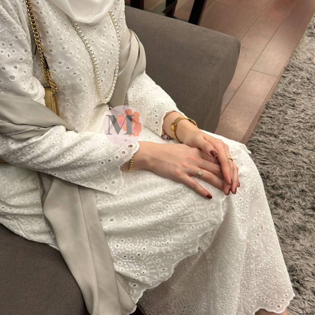 ANGGUN KURUNG RIAU COTTON LACE Shopee Malaysia