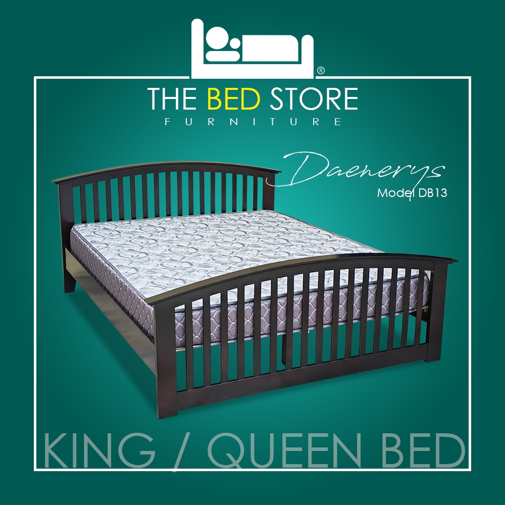 TBS DAENERYS Queen Bed / King Bed Solid Wood / Katil Queen Katil King