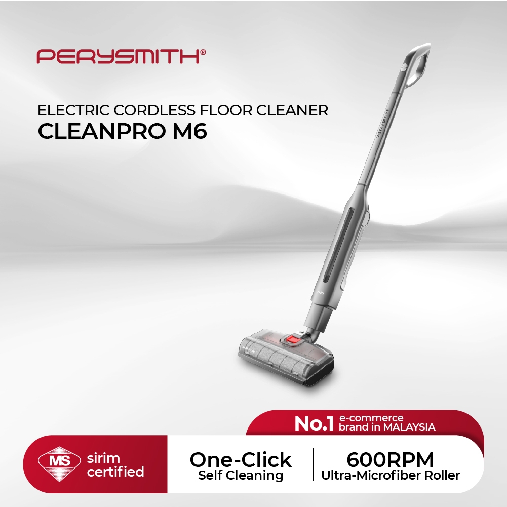 PerySmith Electric Cordless Floor Cleaner CleanPro Series M6 Shopee