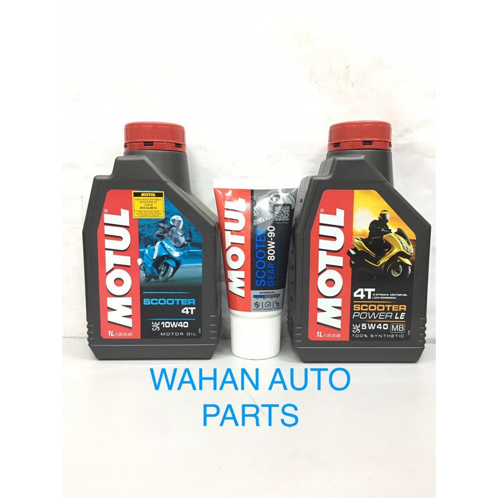 MOTUL 4T SCOOTER ENGINE OIL AND GEAR OIL 2T MOTUL 800