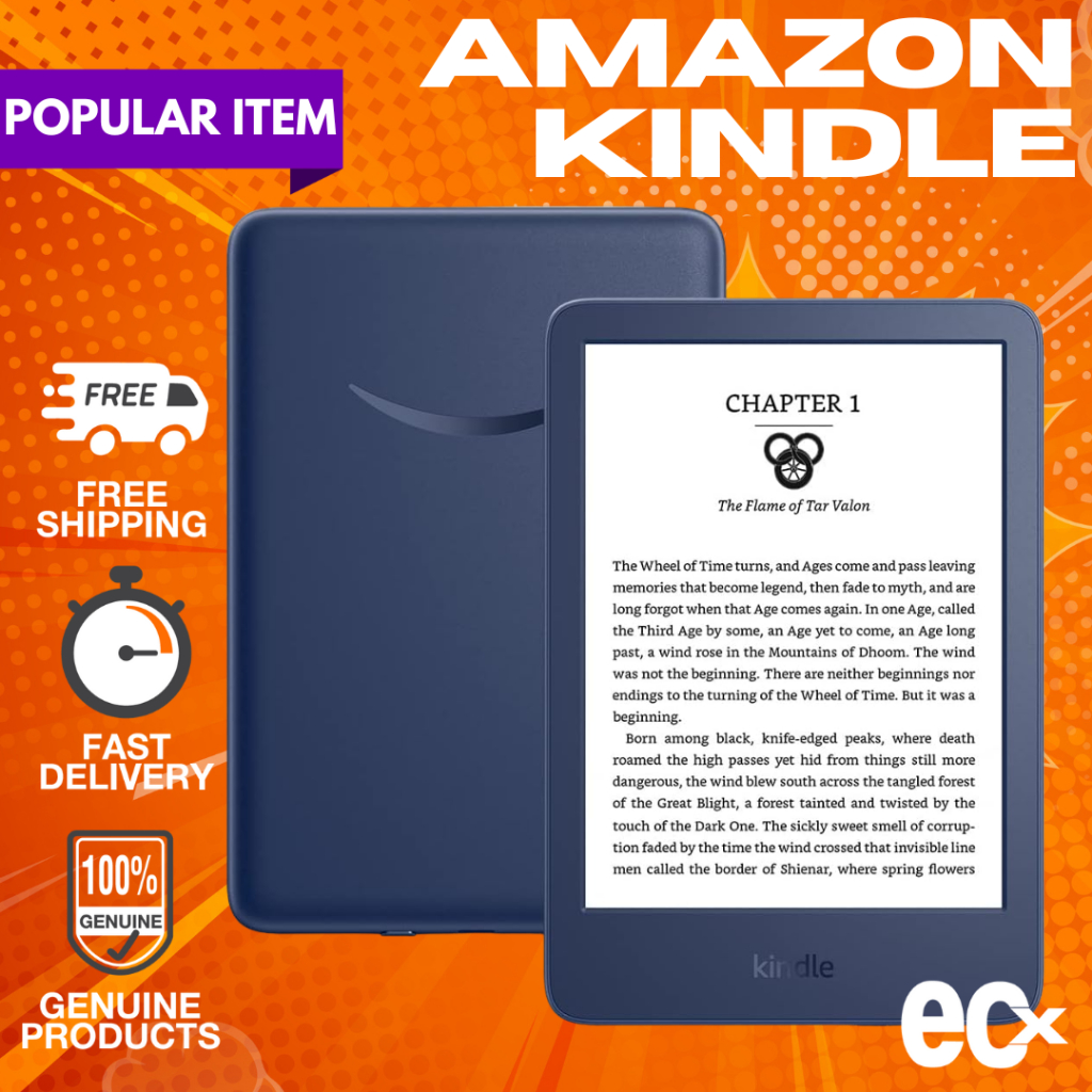 【Ready Stock from HK】Amazon Allnew Kindle (2022 release) The