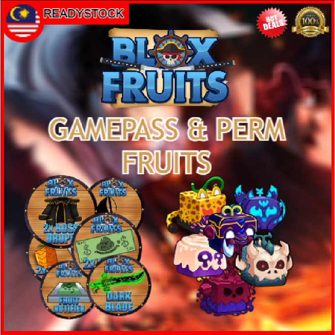 B-L-0-K Frut CHEAPEST!! Game Pass Dark Blade Frut Storage 2x Money ...