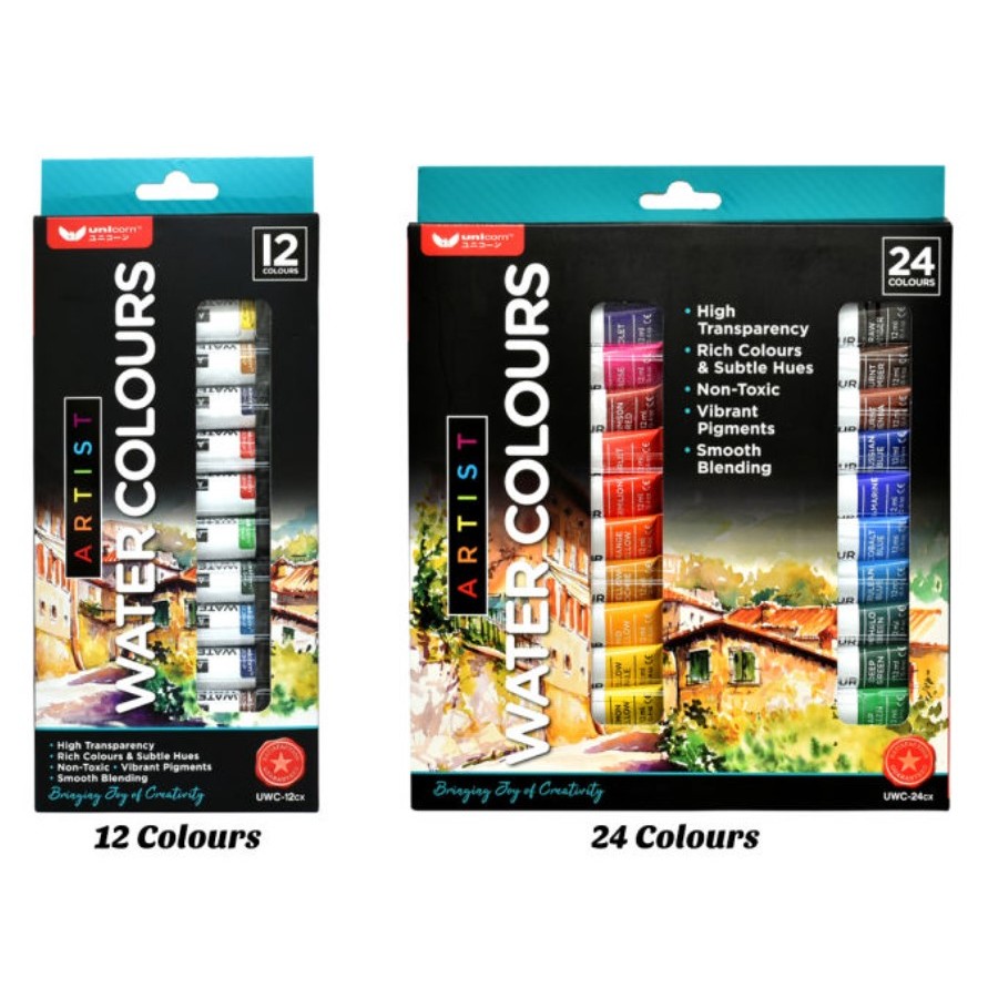 Lowest price! Unicorn Stationery Artist Water Color watercolour (12ml ...