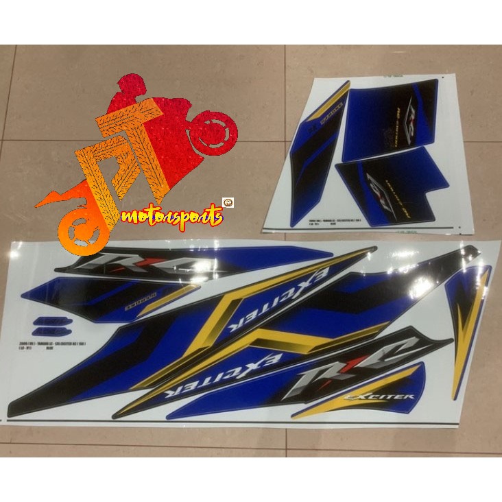 Ready Stock LC135 V1 Exciter RC 2009 Custom Vietnam Body Cover Stripe ...