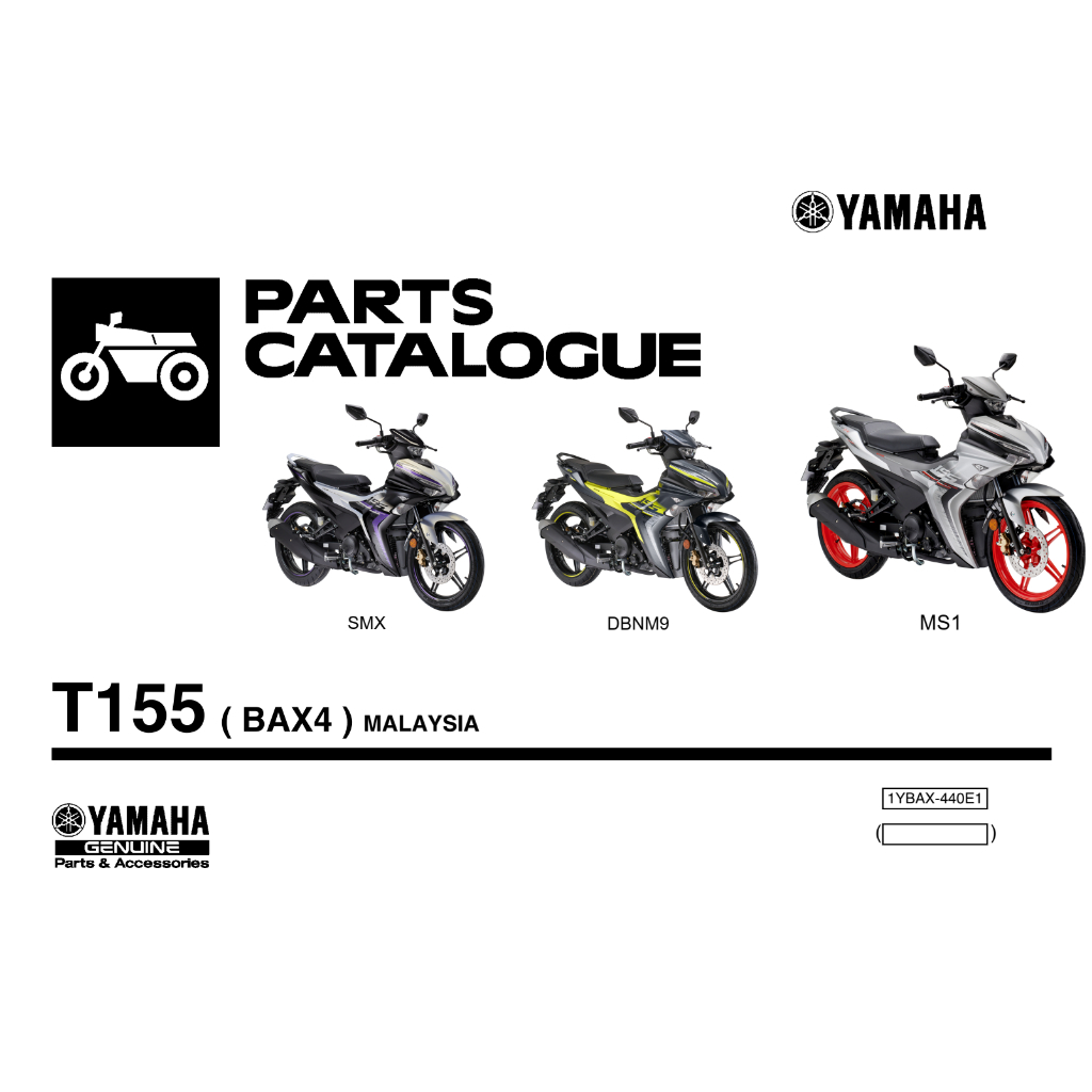 Buku manual Parts catalogue Yamaha Y16ZR (PDF) Shopee Malaysia