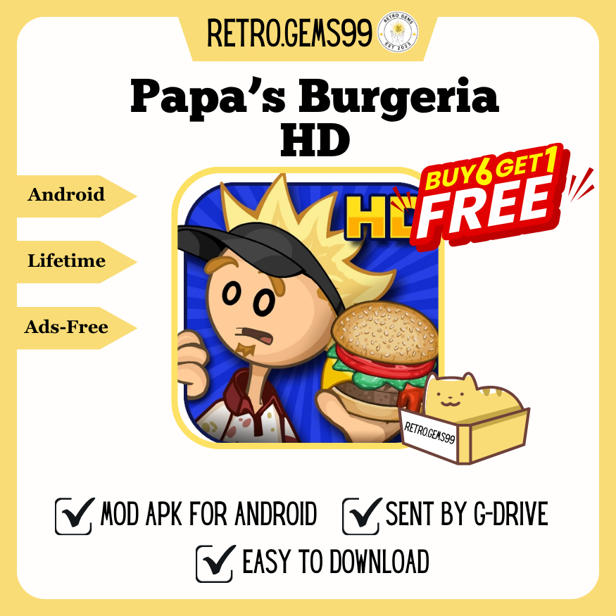 Android 💥 Papa #39 s Burgeria HD 💥 Game Unlocked MOD APK SIM CSL