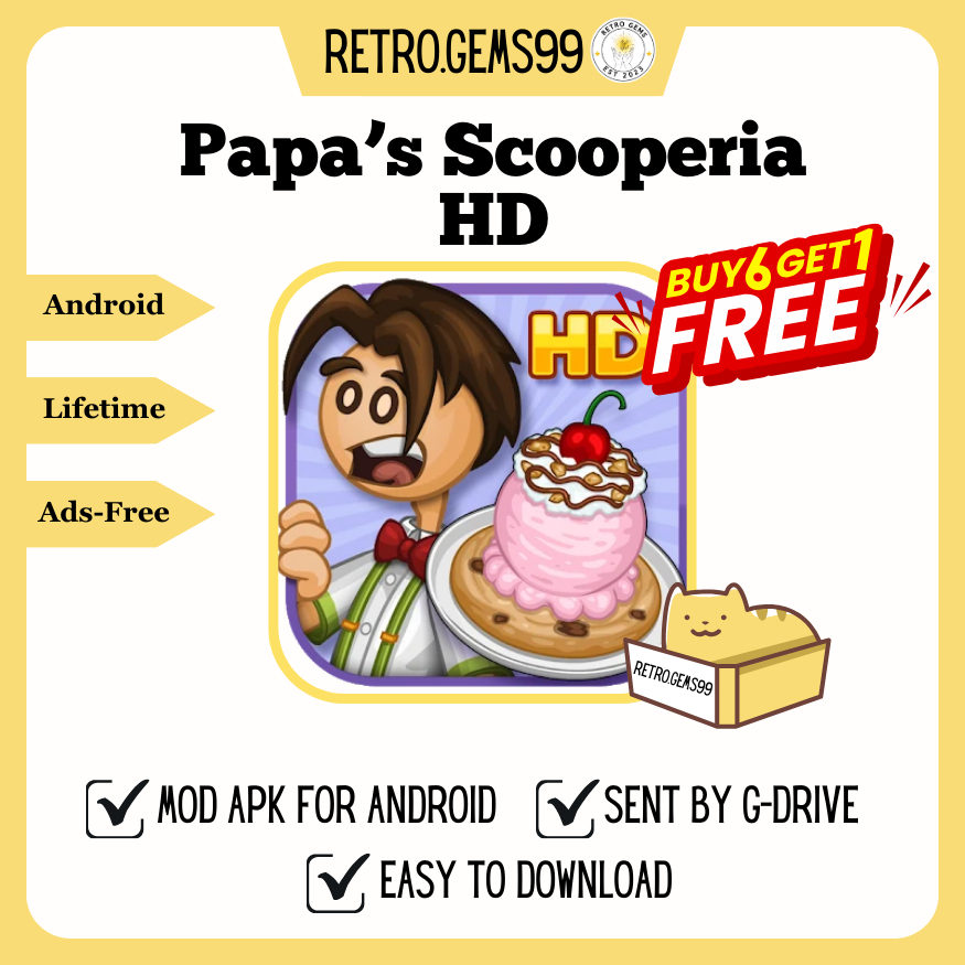Android 💥 Papa #39 s Scooperia HD 💥 Game Unlocked MOD APK SIM CSL
