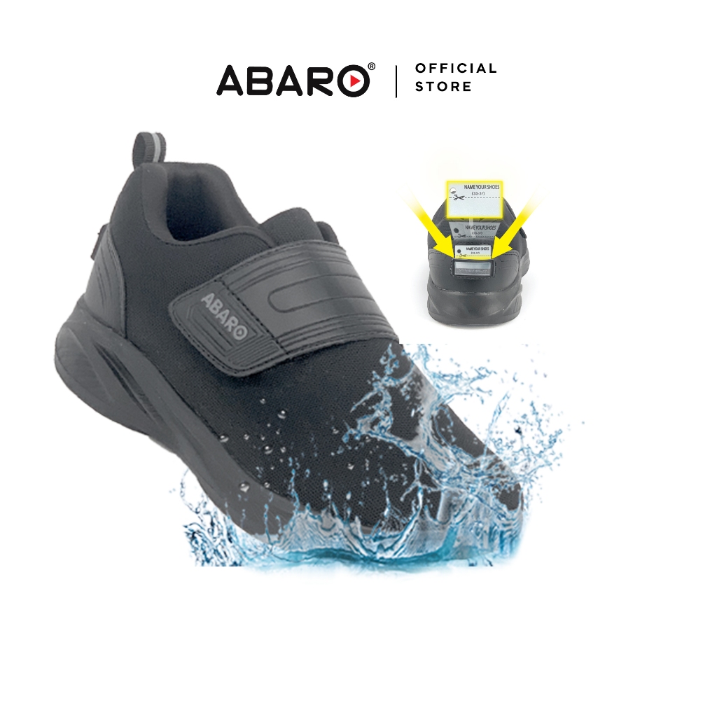 ABARO W2881N DryTech + NameTech School Shoes/Kasut Sekolah Kalis Air ...