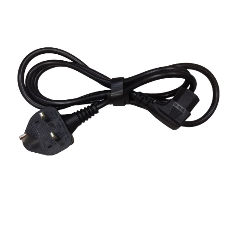 1.5m UK 3 Pin Plug Angle Power Cables Malaysia 3 Pin Power Cable 90