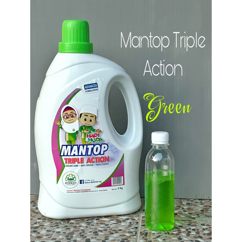 Mantop Triple Action Green 5kg | Shopee Malaysia