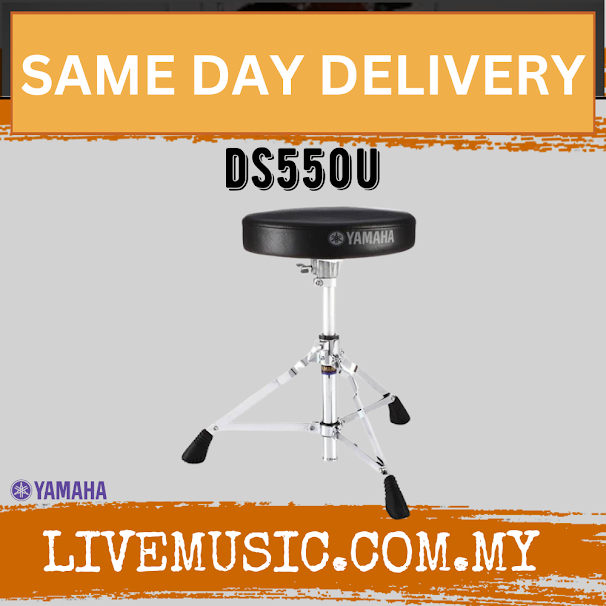 Yamaha DS550U Single Braced Drum Throne Stool Chair ( DS550 DS550 DS550U ) Shopee Malaysia