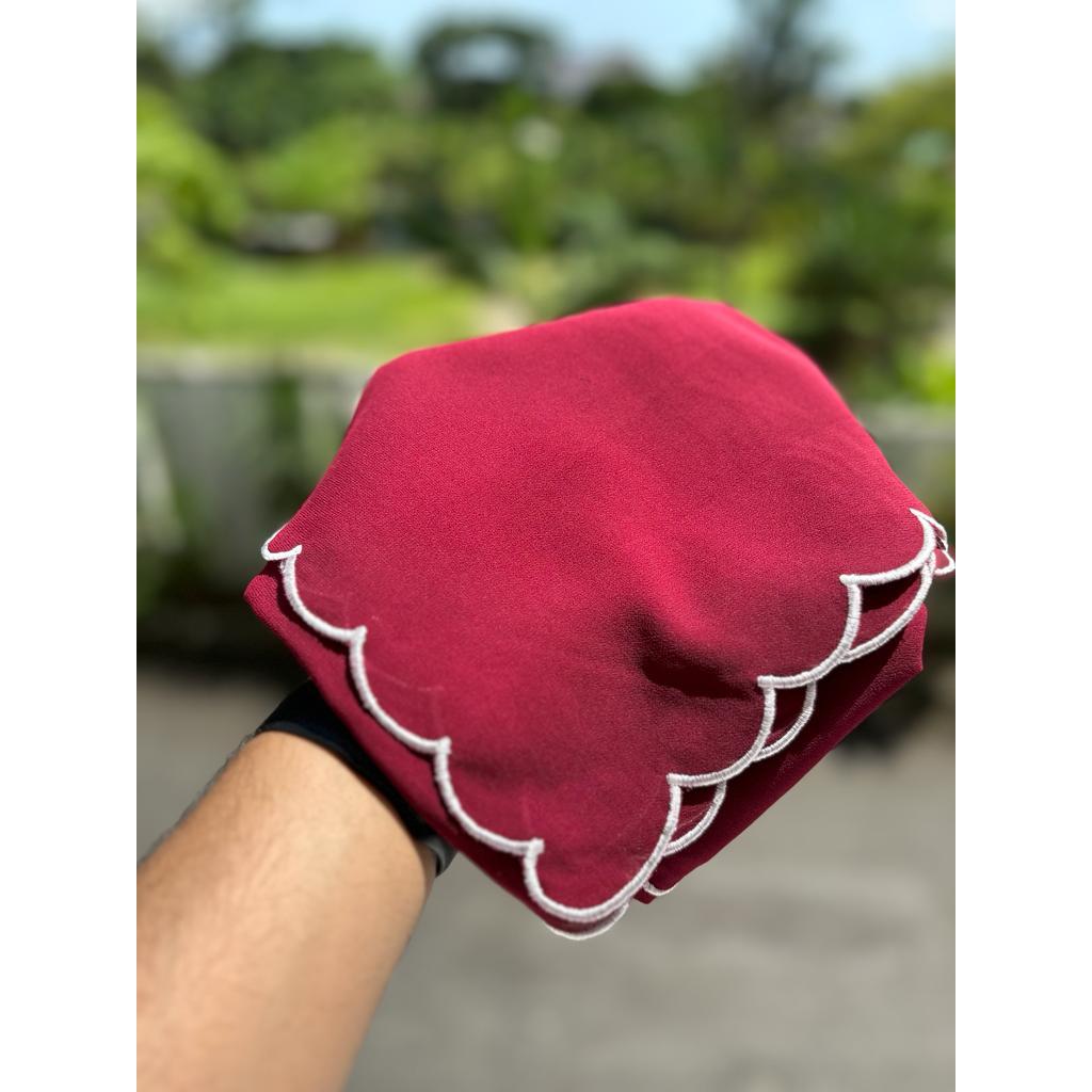 Shawl chifoon sulam embroidery murah premium Ready stock in Malaysia