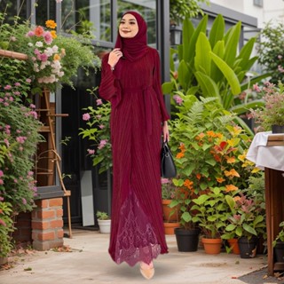 pleated dress - Muslimah Jubah Prices and Promotions - Muslim