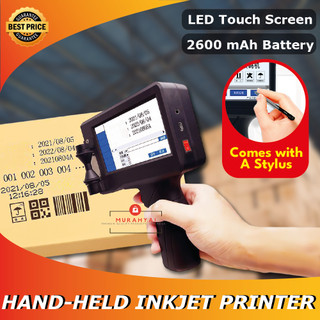 Inkjet Printer Date Time Coder Handheld Code Label Maker on Galss Metal ...