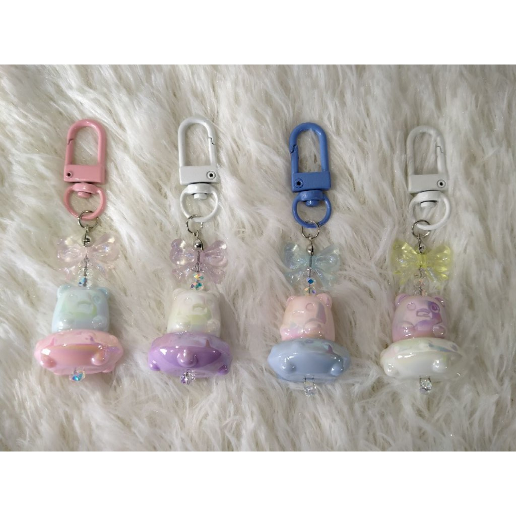 Chubby Bear UFO phone strap/bag keychain | Shopee Malaysia