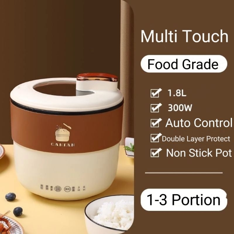 Auto Electric Rice Cooker Non Stick Pot Safe and Secure Power Failure