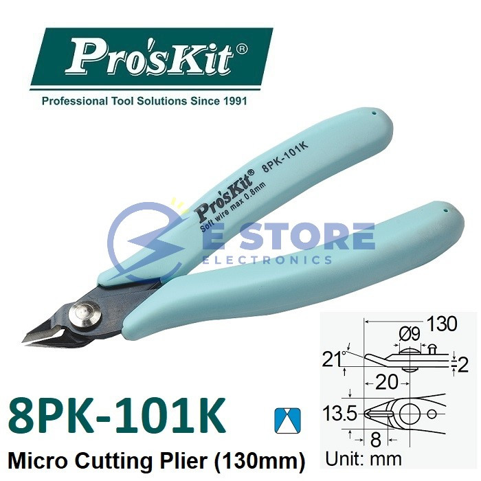 Pro'skit 8PK-101K Micro Cutting Plier (130mm) | Shopee Malaysia