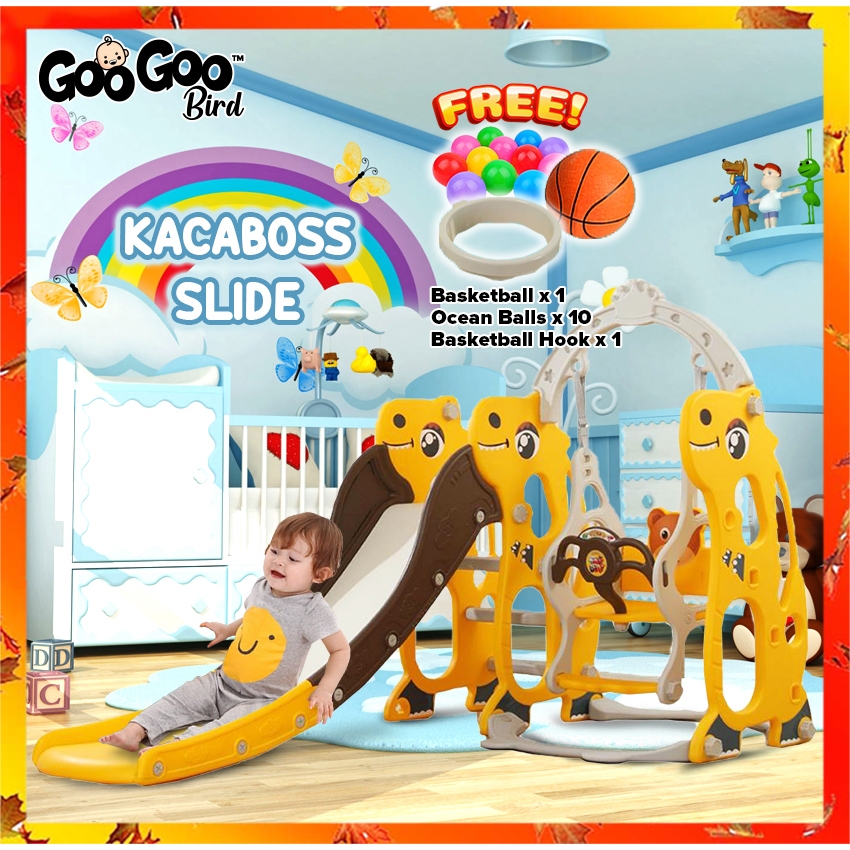 GOOGOO BIRD KACABOSS Premium Slide 170cm Extra Long 3 in 1 Slide and ...