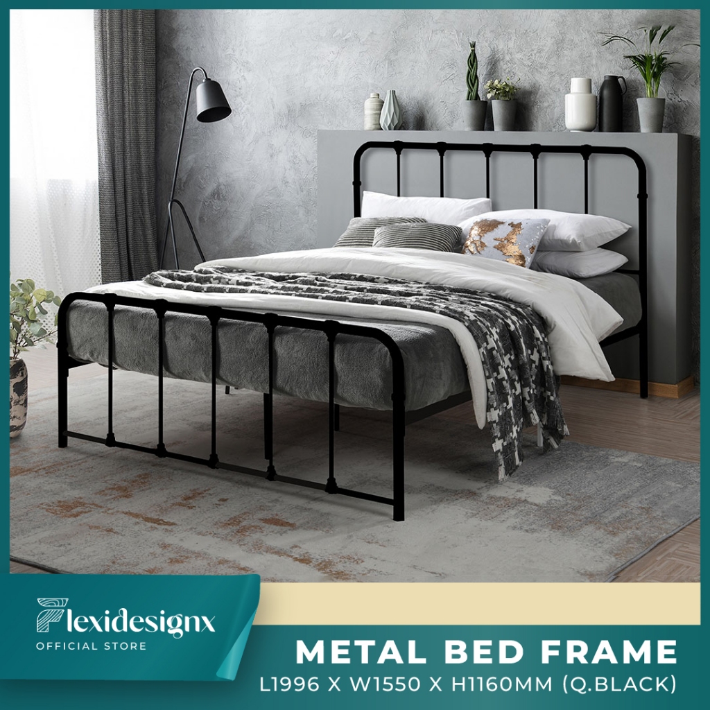 DUMEE QUEEN BED FRAME METAL FRAME STURDY BED Metal Legs Katil Besi