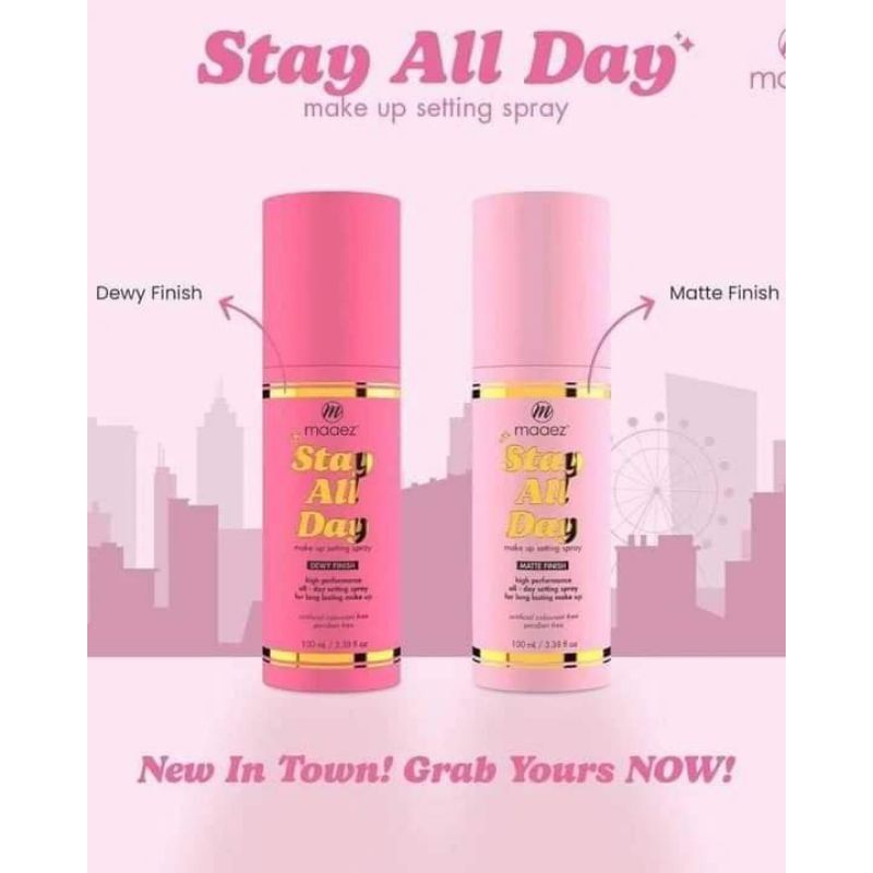 MAEZ MAAEZ SETTING SPRAY STAY ALL DAY | Shopee Malaysia