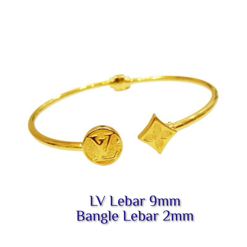 🌈Luxury Gold Bangle Series Gelang Tangan Emas 916 新款黄金手环💕 | Shopee Malaysia