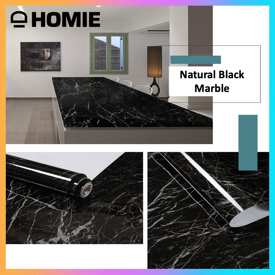 [HOMIE] Marble Wallpaper Marble Wall Sticker Kertas Dinding Wallpaper ...