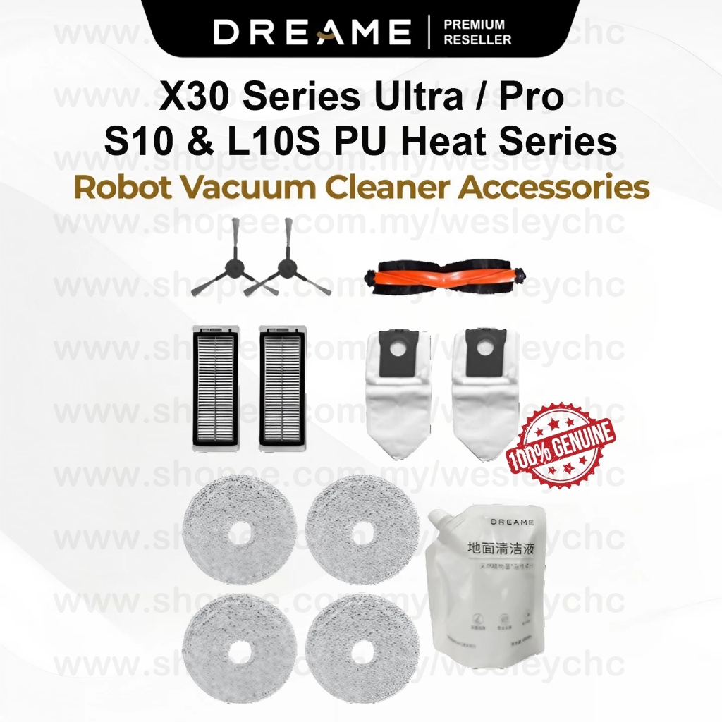 [100 ORIGINAL] Dreame X40,X30 Series/L20 Ultra/X20/X10 Robot Vacuum
