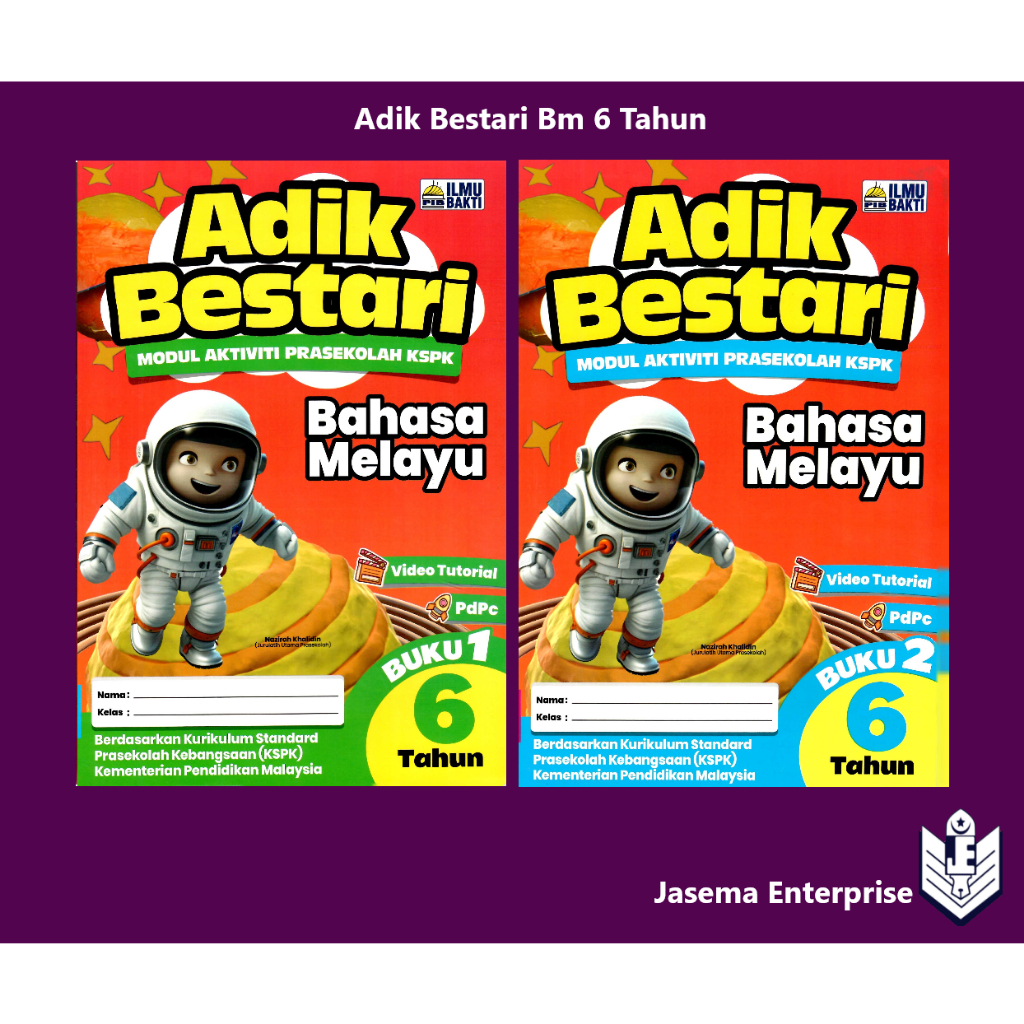 Adik Bestari Modul Aktiviti Prasekolah KSPK Bahasa Melayu 6 Tahun Buku ...