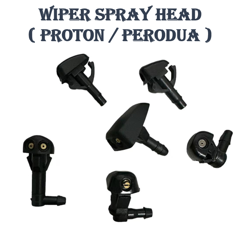 ( 1 PCS ) WIPER NOZZLE / WIPER SPRAY HEAD FOR WIRA SATRIA WAJA GEN2 BLM