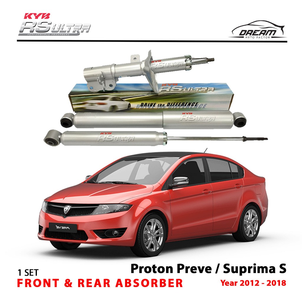 Proton Preve Suprima S Kayaba KYB RS Ultra Front And Rear Absorber Set ...