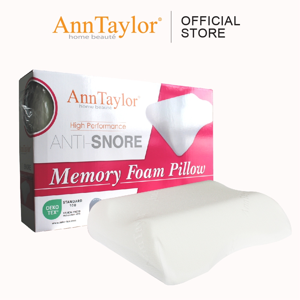 Ann Taylor Anti Snore Memory Pillow | Shopee Malaysia