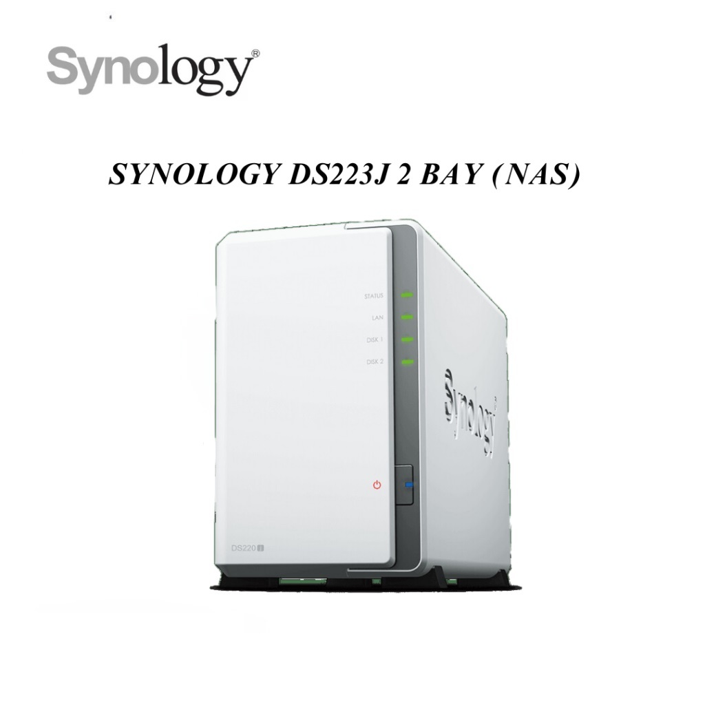 Synology NASキット 2ベイ DS220j + HDD 4TB×2 Synology DS220j