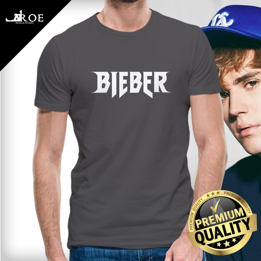 T-shirt Justin Bieber 2010 Pour Enfant - Taille XS 4/5 Ans, 100% Coton, Noir, édition Limitée
