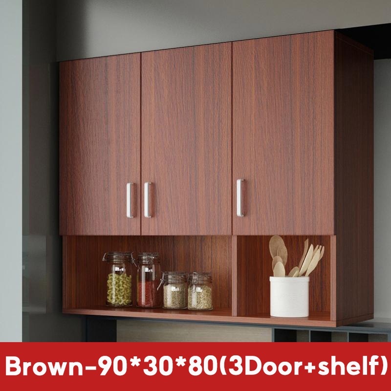 🤩Wall Cabinet Kabinet dapur Wall Mounted Cabinet Kitchen Bathroom ...