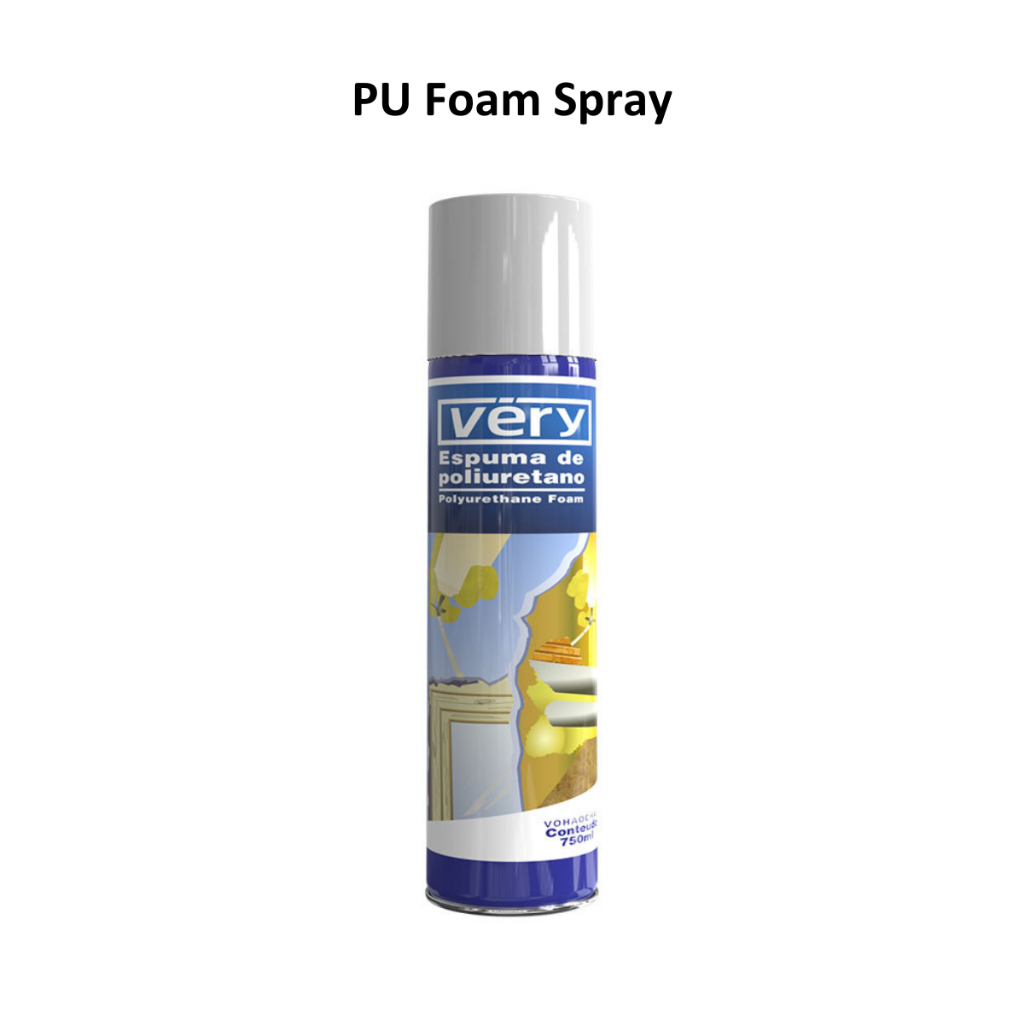 Vira Polyurethane Foam PU Foam Spray 750ml Waterproof Tutup Lubang Batu ...