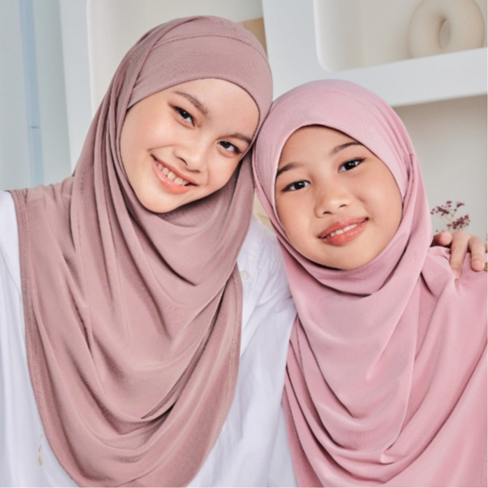 Radiusite - Rumi instant tudung sarung ironless for kids ikat belakang ...