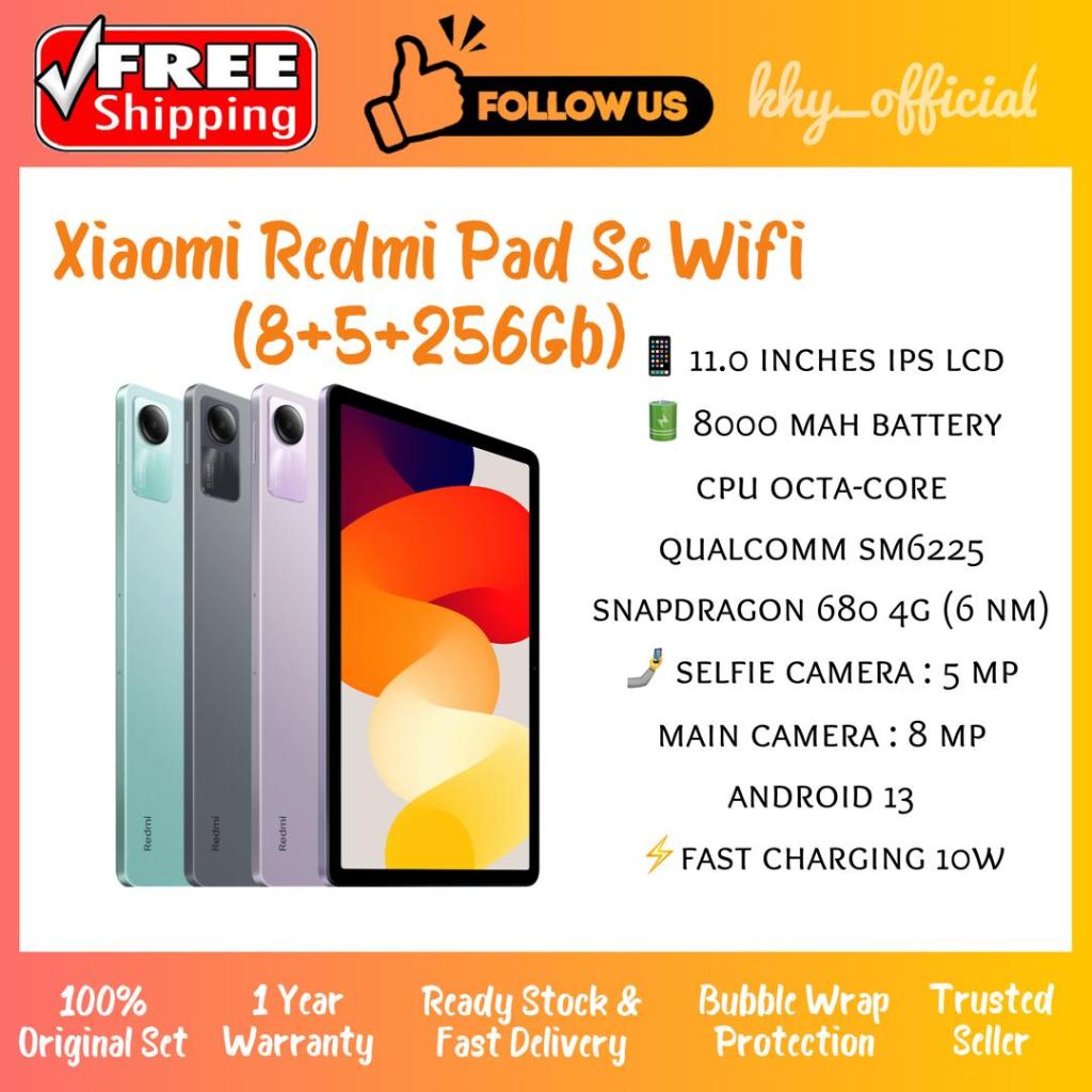 New Tablet Original Xiaomi Redmi Pad SE Wifi [ 8+5Gb Ram + 256Gb Rom | 8000  mAh Battery | 11